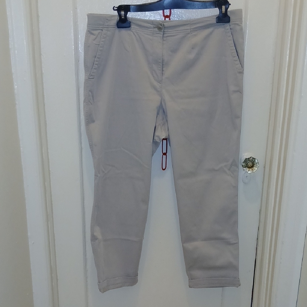 WOMen's Beige Casual Chino Pants Women's